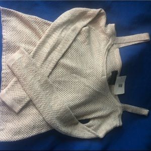 Open shoulder sweater